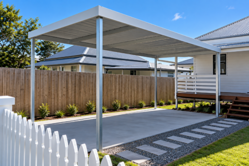3x6 single skillion carport kit