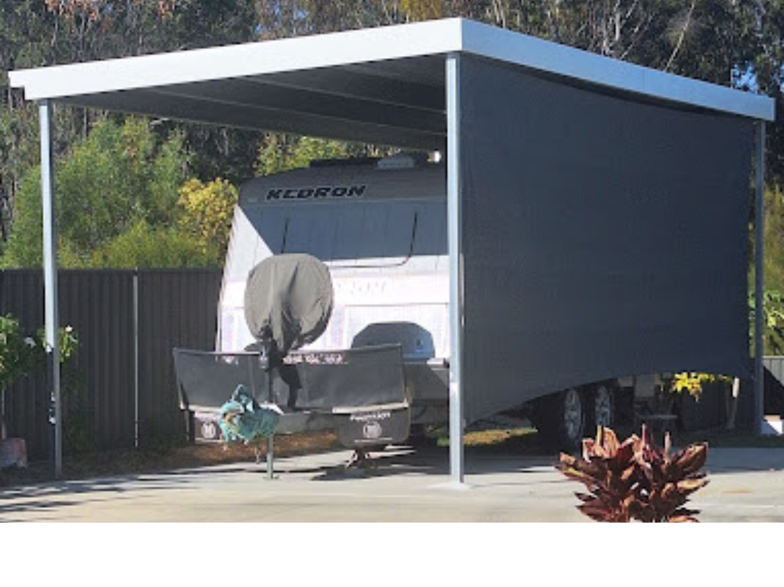 4x8x2.7 Skillion Caravan Cover