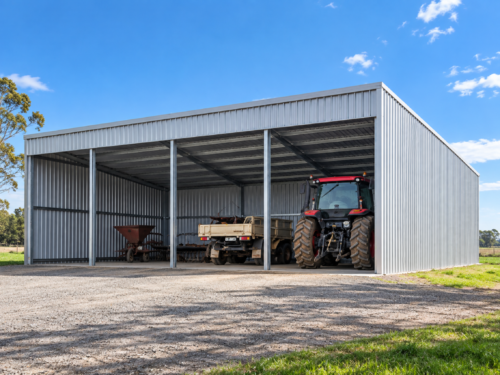 6X12 OPEN BAY FARM SHED