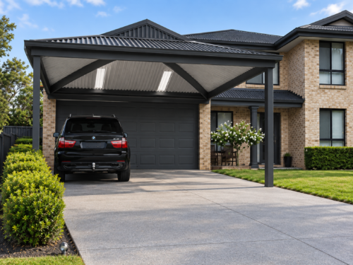 DOUBLE CARPORT DUTCH GABLE 6X6