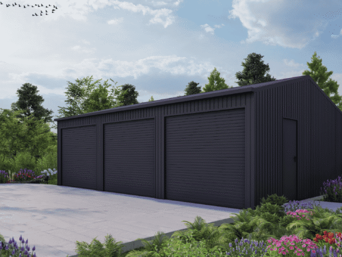 6x9 Shed Kit, Tripple Garage, 3 Bay Sheds