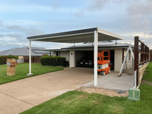 Roof Attached Carport, Full Colour