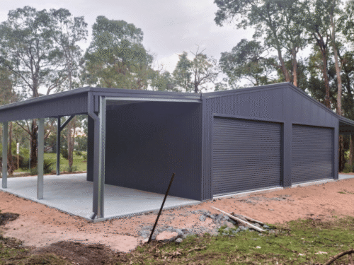 10 x 10 Shed Kit with 2 side lean-tos.