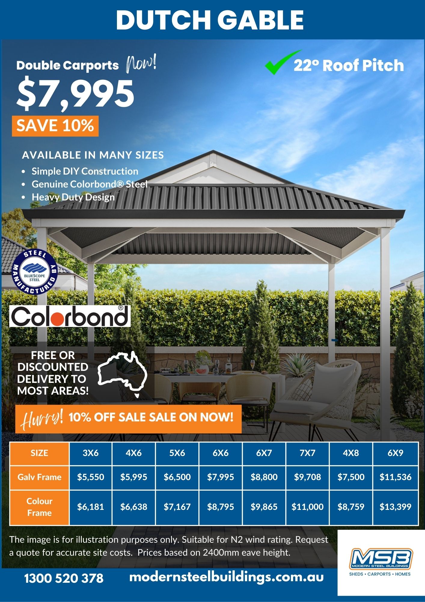 Dutch Gable Carports Prices