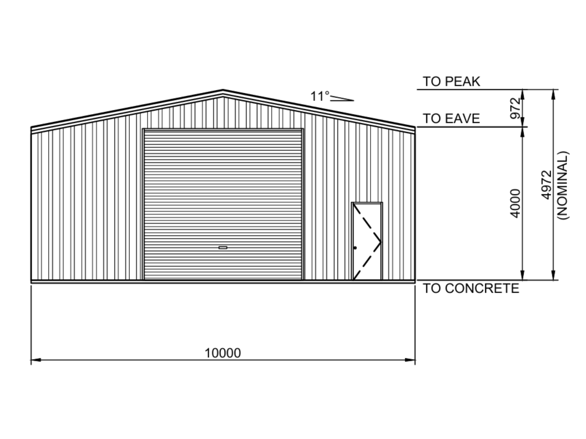 10x20 Shed Kits - Image 2