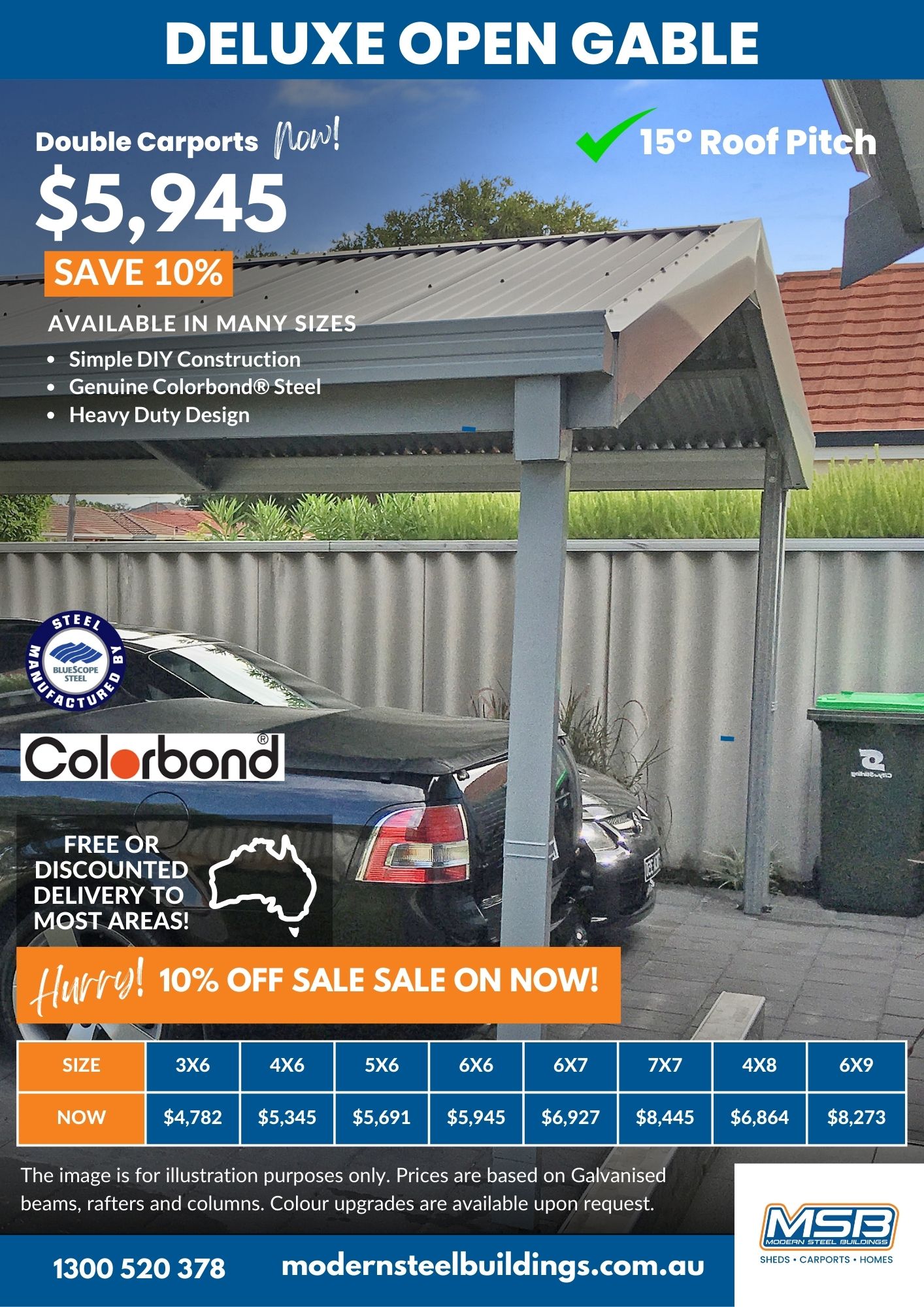Open Carports Prices