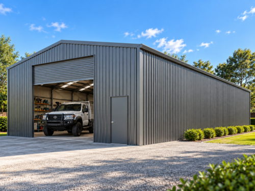 10 X 20M SHEDS WITH FRONT ACCESS