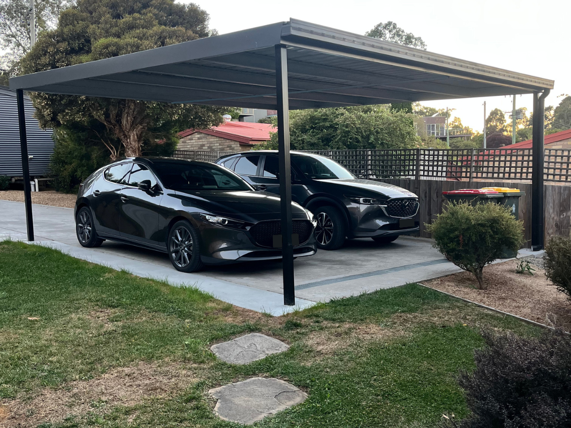 Double Skillion Carport