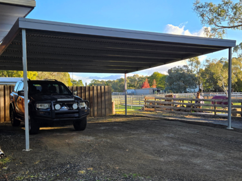 7x7 Skillion carport Kit