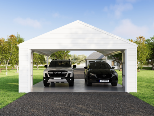Carport with Roller Door