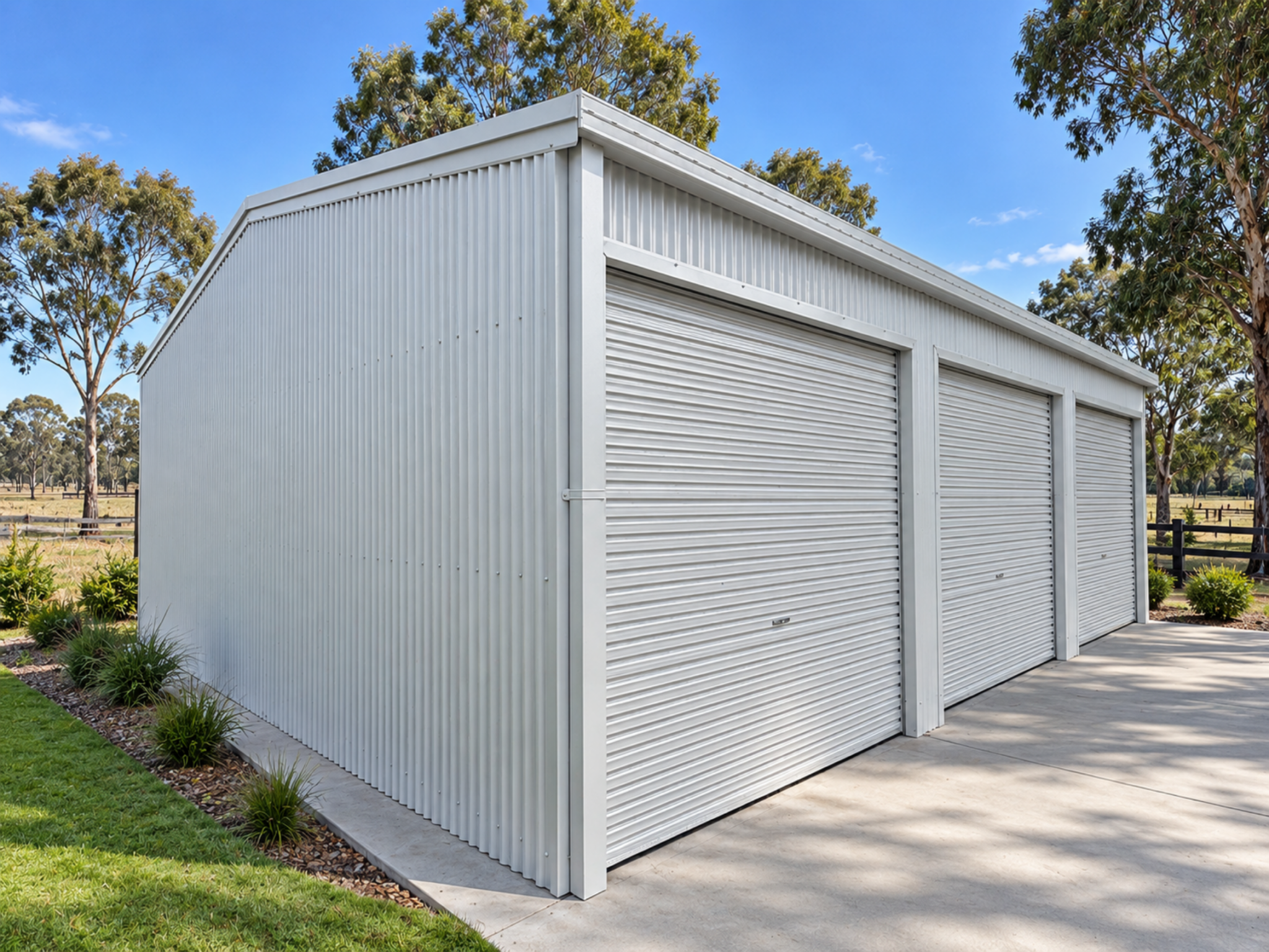 7 X 9M SHED KIT, 3 BAYS