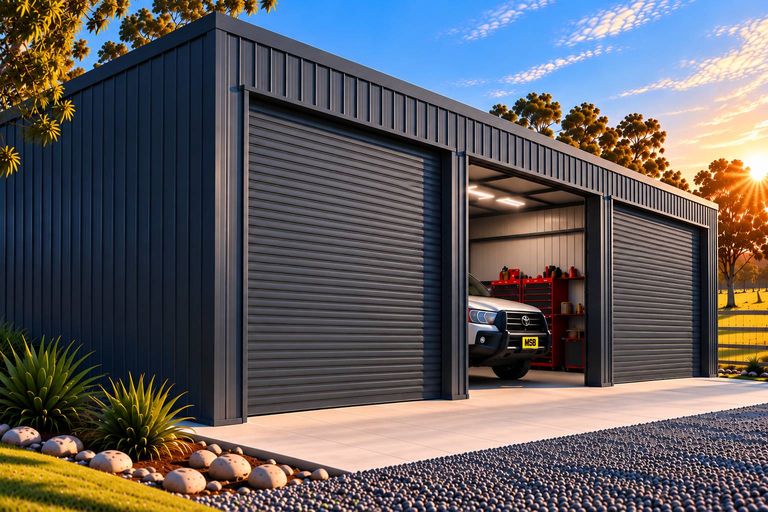 SKILLION SHEDS