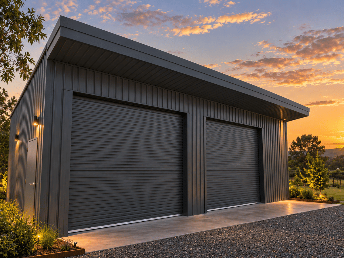 SKILLION SHED WITH FRONT EAVE OVERHANG SKILLION SHED WITH FRONT EAVE OVERHANG