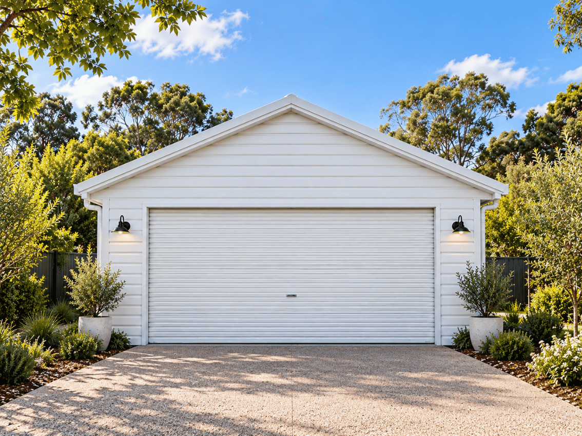 hamptons carport with roller door hamptons carport with roller door