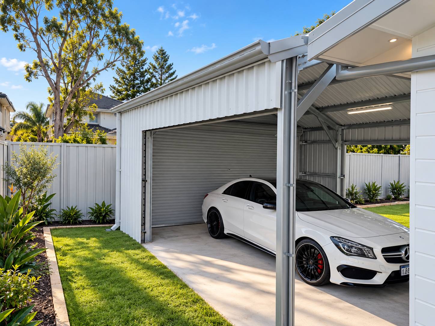 CARPORT WITH ROLLER DOOR INTERNAL CARPORT WITH ROLLER DOOR INTERNAL